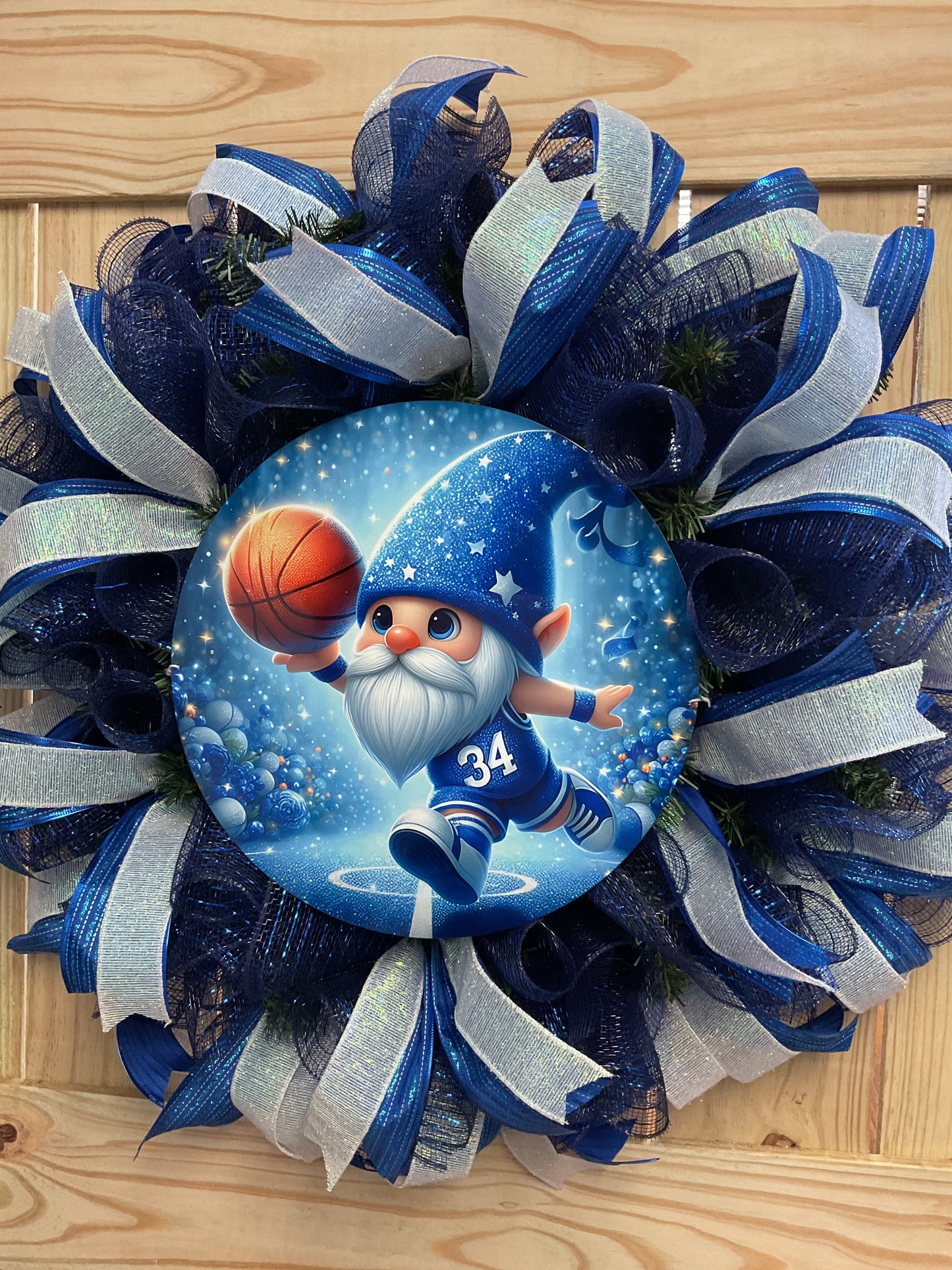 Custom made basketball wreath—special order