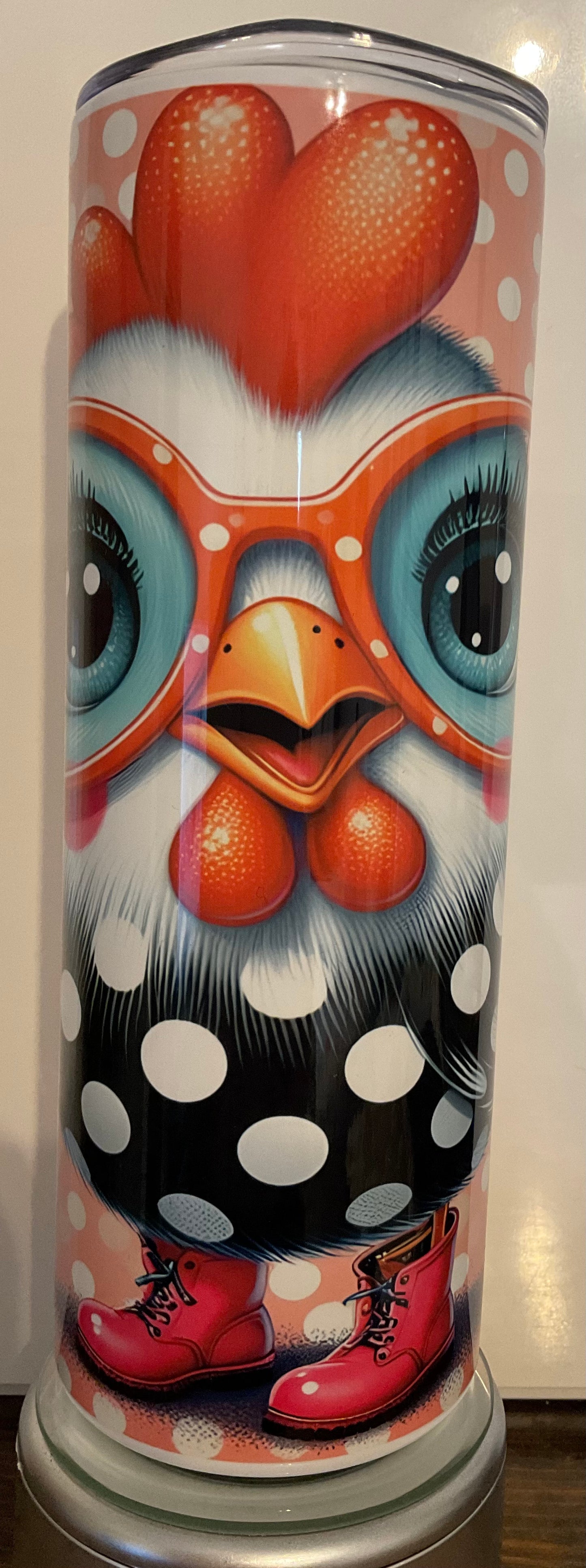 Funky chicken 20 ounce tumbler